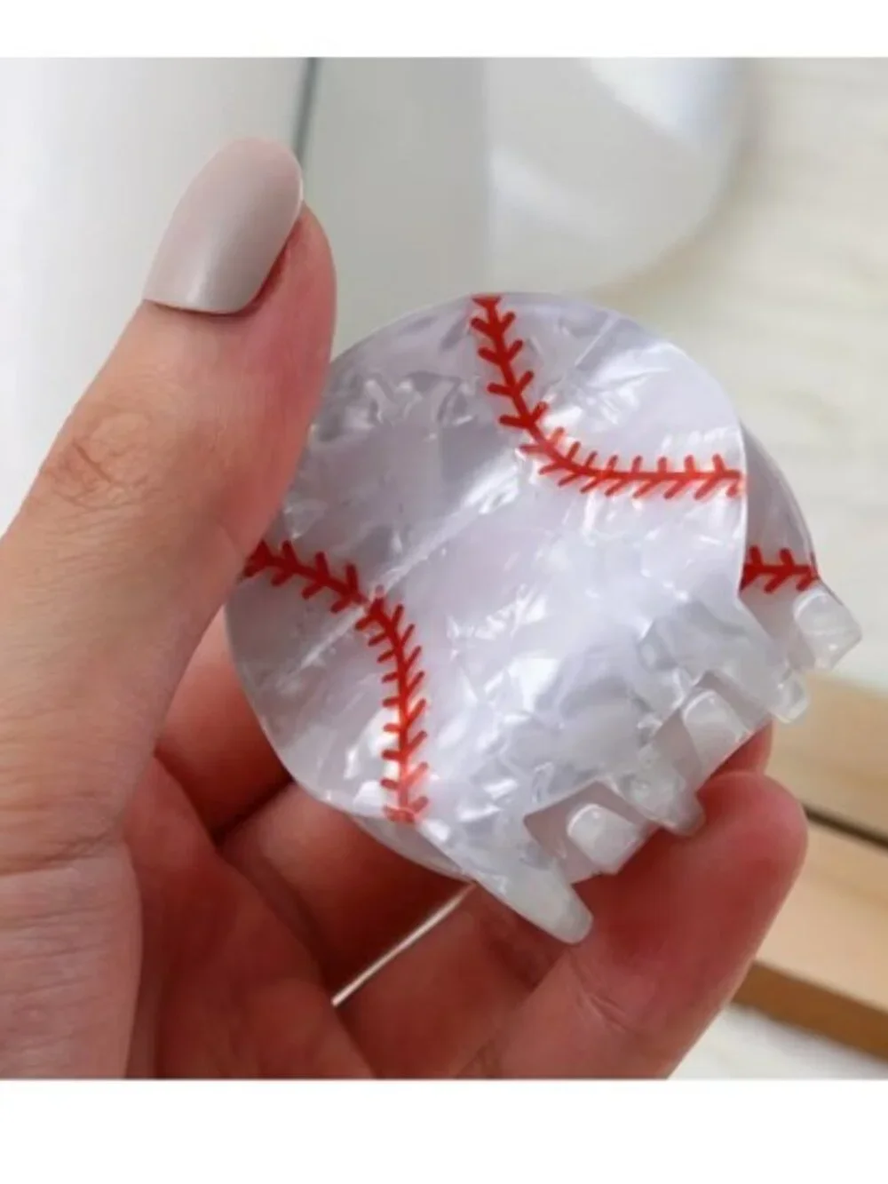 Baseball Hair Claw Clip (BRAND-NEW & SO CUTE!)